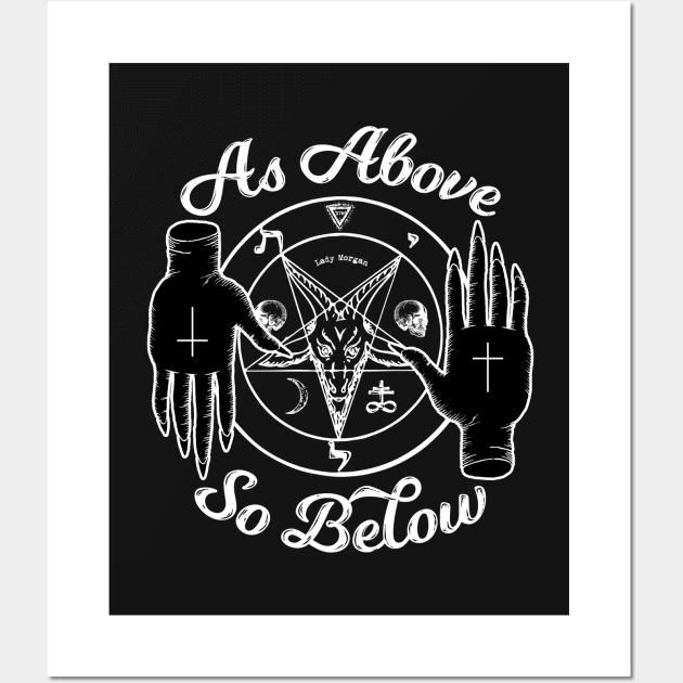 As Above So Below Wall Art by LadyMorgan